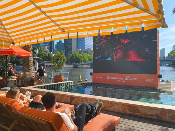 AFLOAT Tennis on Deck, Melbourne