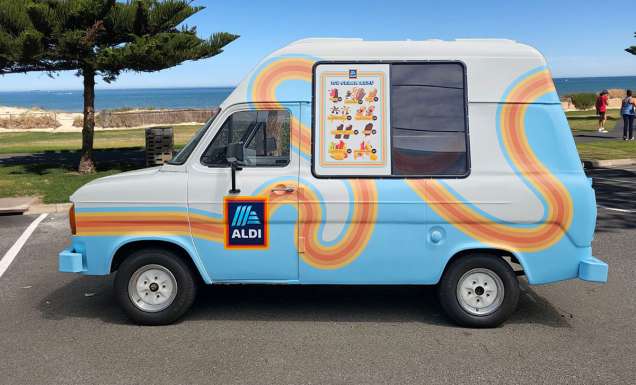 aldi ice cream truck