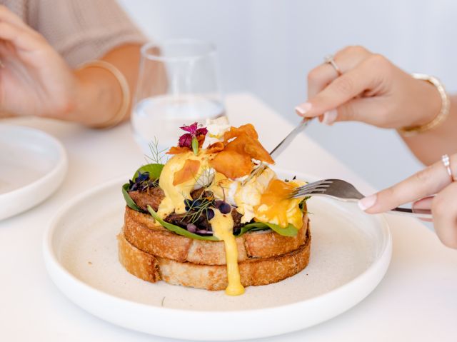 a breakfast plate at Arthur’s, Hunter Valley