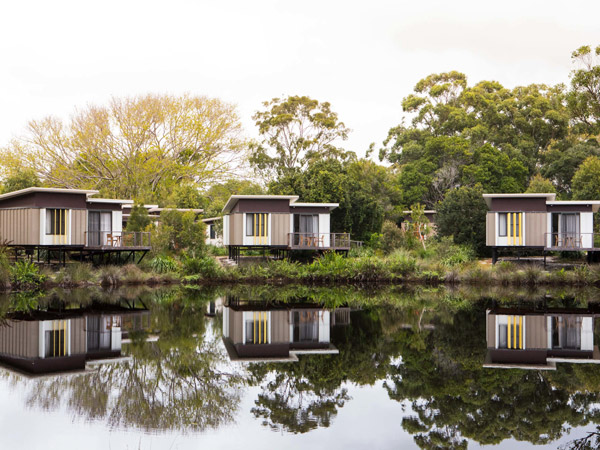 private villas by the lake at Elements of Byron