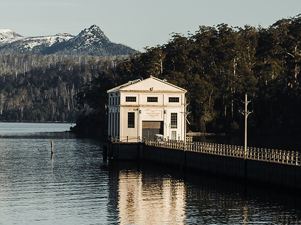 The Hydro Electric Commission Building at Pumphouse Point.