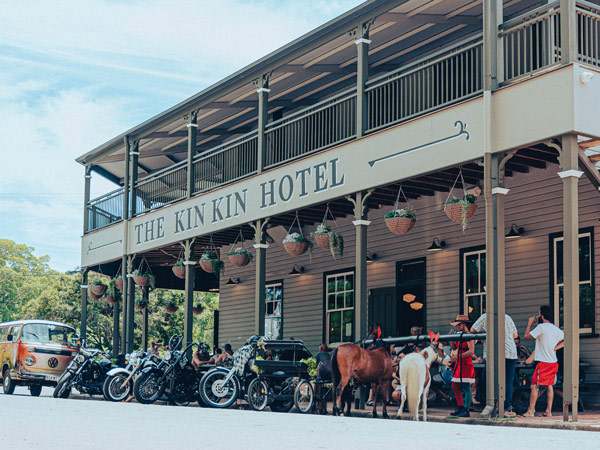 the exterior of Kin Kin Hotel, Noosa