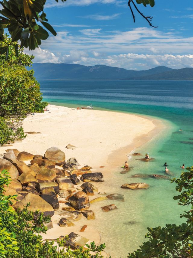 Nudey Beach on Fitzroy Island in Qld