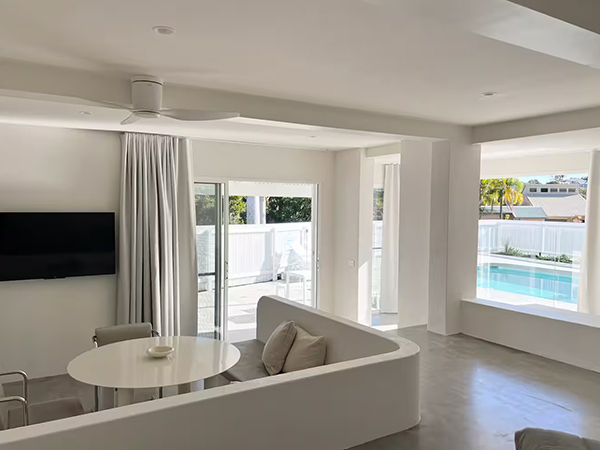 interior of Pacific Vista airbnb