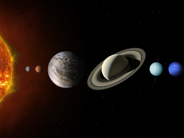 A planetary alignment, or a 