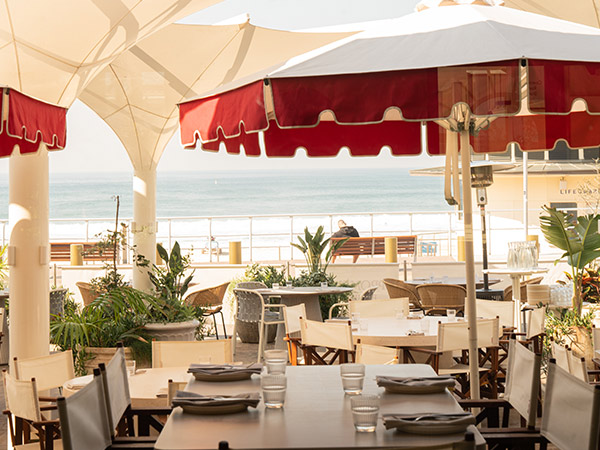 view from Promenade Bondi Beach bar