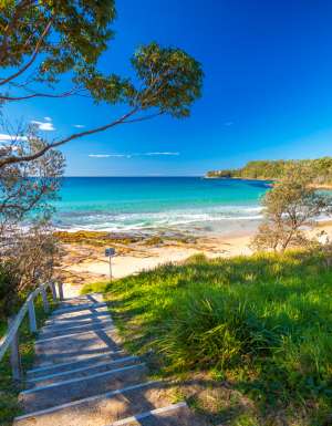 Narrawallee Beach in Mollymook, NSW