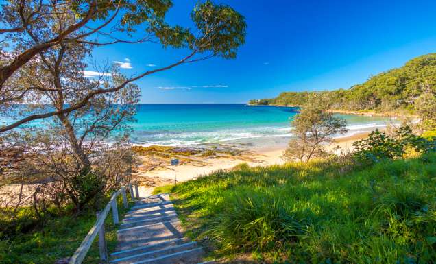 Narrawallee Beach in Mollymook, NSW