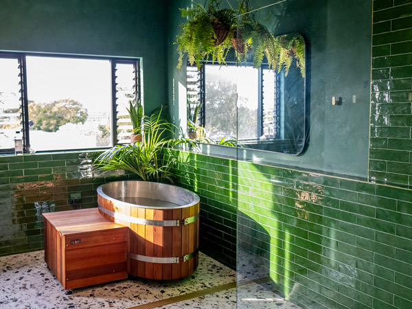 a Swedish sauna at The Skin and Bath House, Sydney