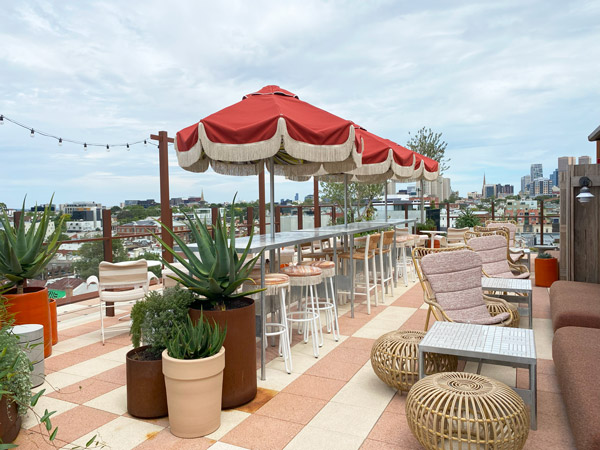 the StandardX rooftop, Fitzroy