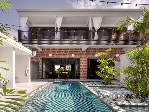 an outdoor pool at The Brunswick, Byron Bay