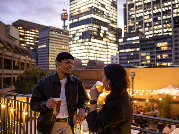 The Library Bar rooftop view