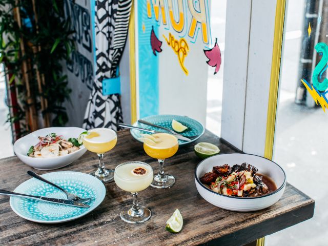 a bottomless tropical daiquiri lunch at Rosie Campbell’s