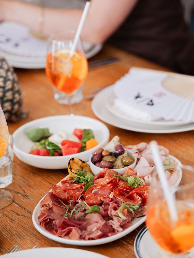 brunch with spritz cocktails at Watsons Bay Boutique Hotel