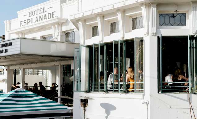 the Hotel Esplanade, St Kilda