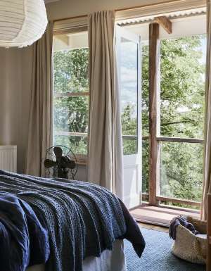 Milk and Honey bedroom interior, Daylesford
