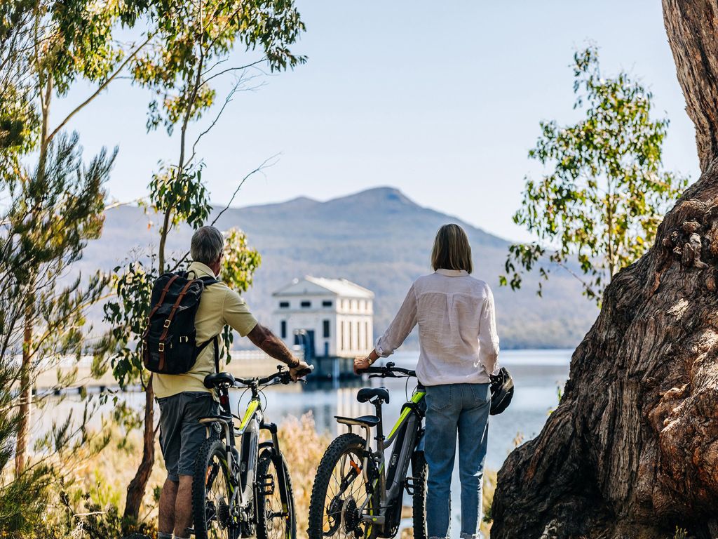 Pumphouse Point guest bikes