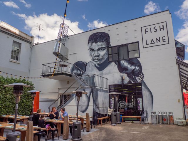 diners at Fish Lane, Brisbane