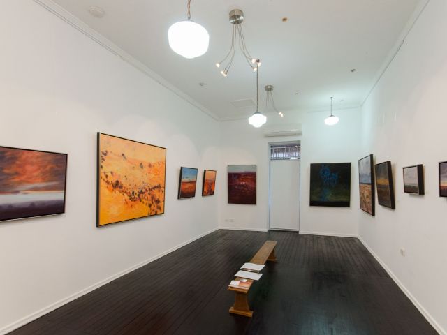 artworks on display at Woolloongabba Art Gallery, Brisbane