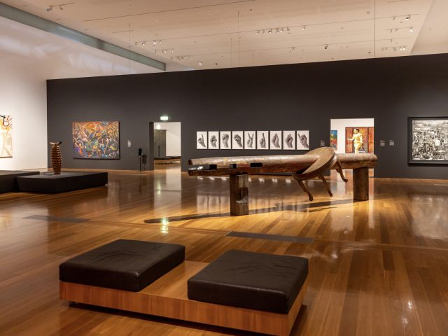 art installations in QAGOMA, Brisbane