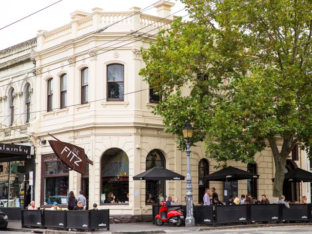 a heritage-style building along Brunswick Street