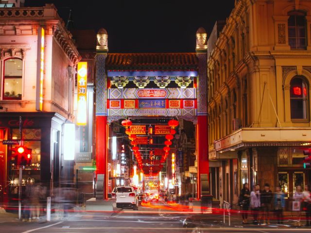 Chinatown at night