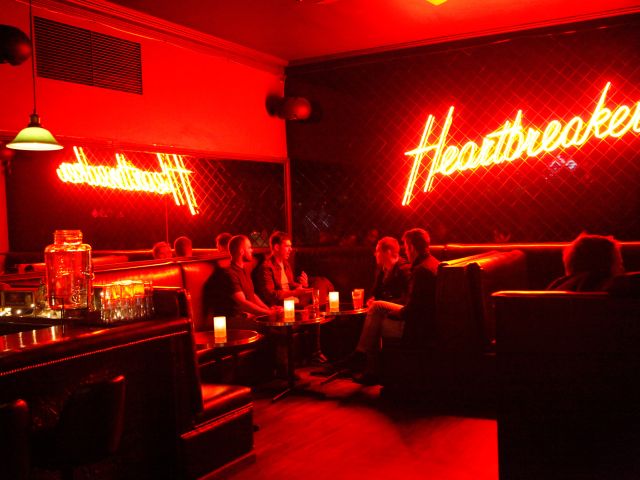 the neon-lit Heartbreaker in Melbourne 