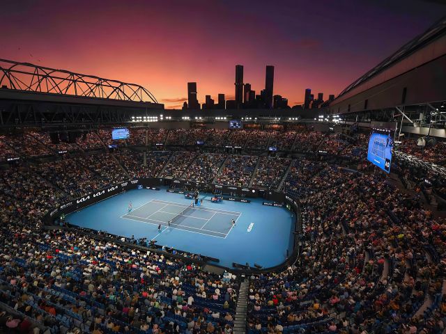 the Australian Open at Melbourne Park