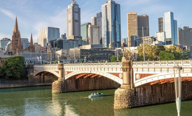 a scenic view of the Yarra River