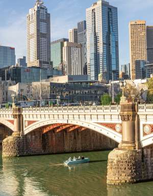 a scenic view of the Yarra River