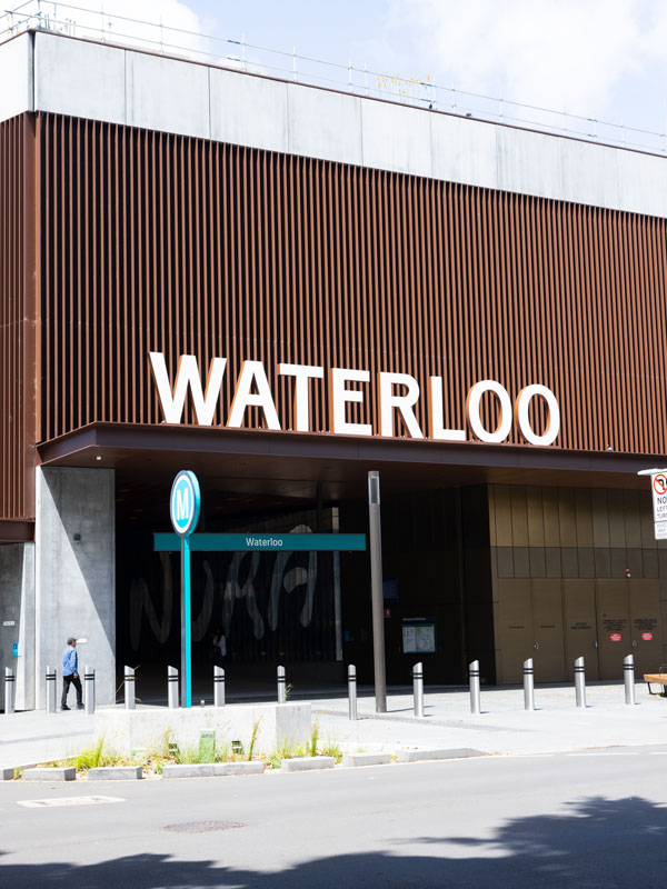 the Waterloo Station in Sydney