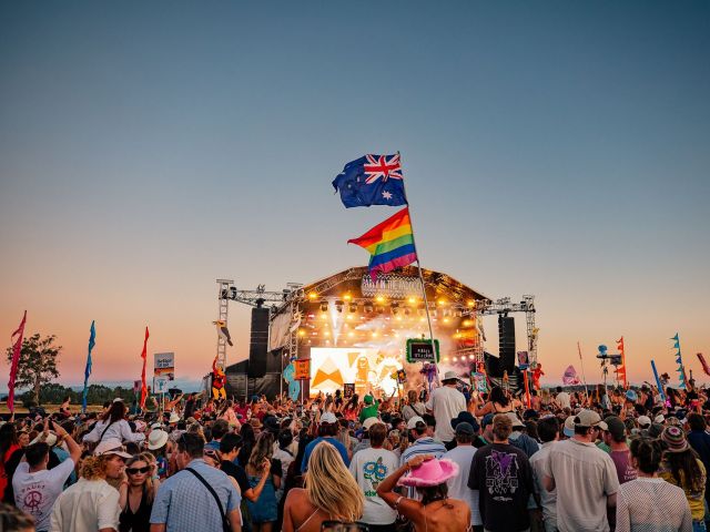 Party in the Paddock in Carrick, Tasmania