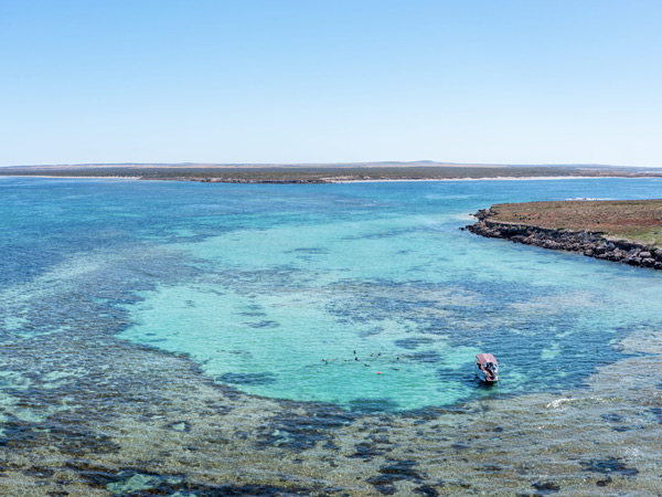 the Baird Bay Experience boat anchors, Eyre Peninsula, SA