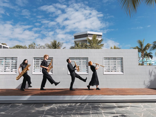 the Andromeda Sax Quartet