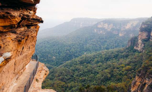 the Grand Cliff Top Walk, Blue Mountains