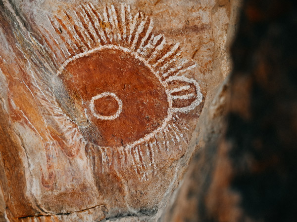 the Aboriginal rock art at Bullo River Station