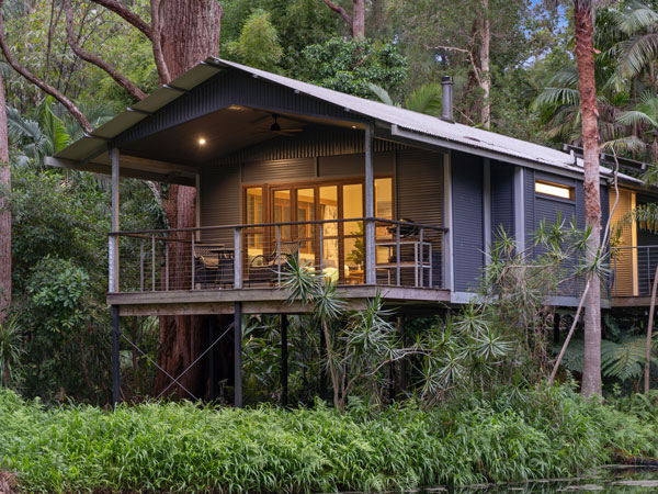 the Diamond Waters Treehouse Retreat, Port Macquarie