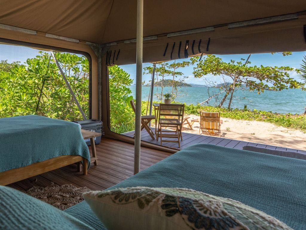 Dunk Island Beachfront Eco Tent Twin Single