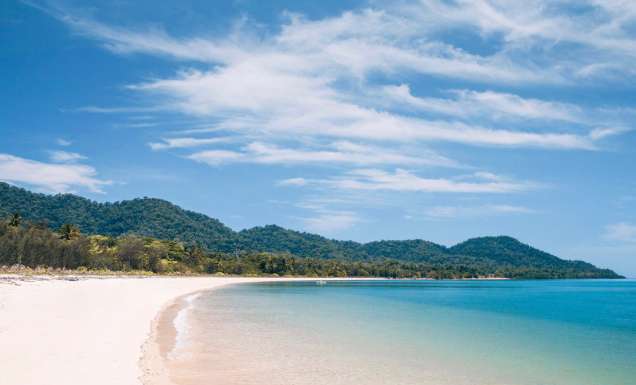 Dunk Island beachfront in Tropical North Queensland