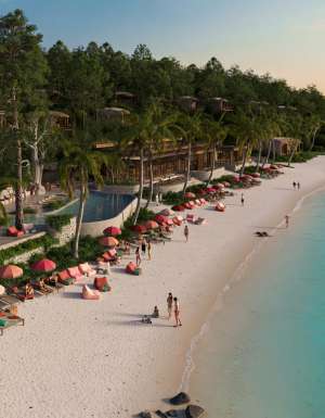 Hook Island eco lodge render