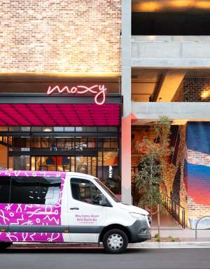 MOXY Sydney Airport shuttle bus
