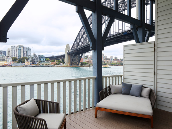 the balcony suite with Harbour views at Pier One
