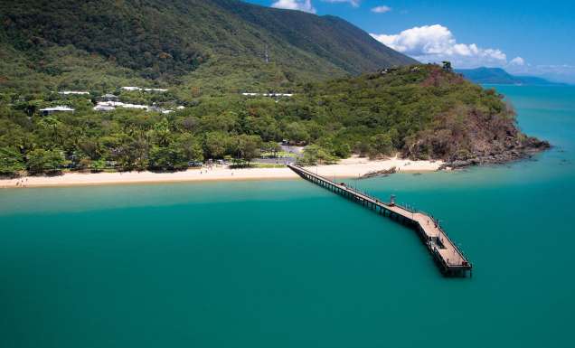 Palm Cove jetty in tropical North Queensland