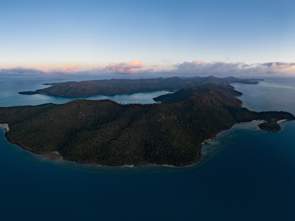 Hook Island aerial shot, The Whitsundays