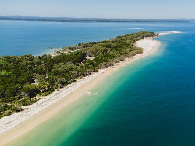 Aerial View, Inskip Point, Rainbow Beach, Queensland