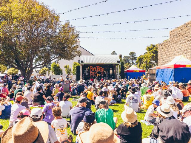 Port Fairy Music Festival in Port Fairy, Vic