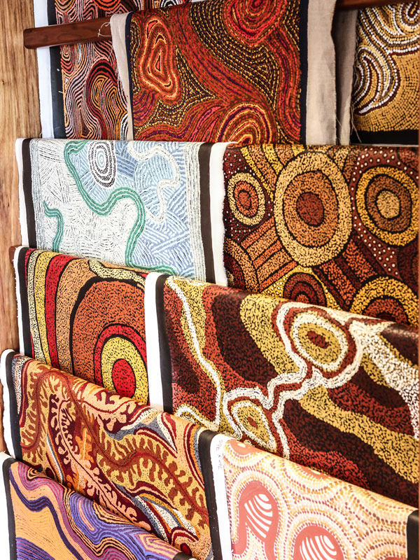 Anangu Art on display at Longitude 131°