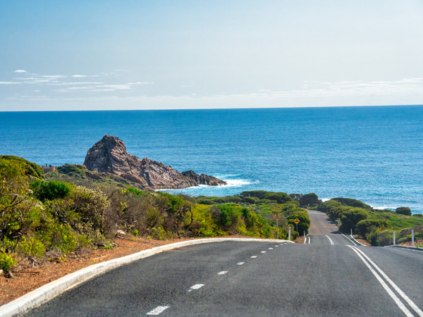 Cape Naturaliste coastline in South Western Australia