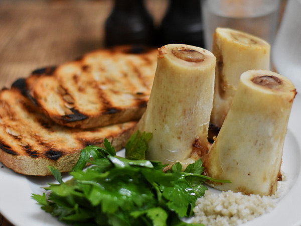 A dish at St. JOHN restaurant in London, UK