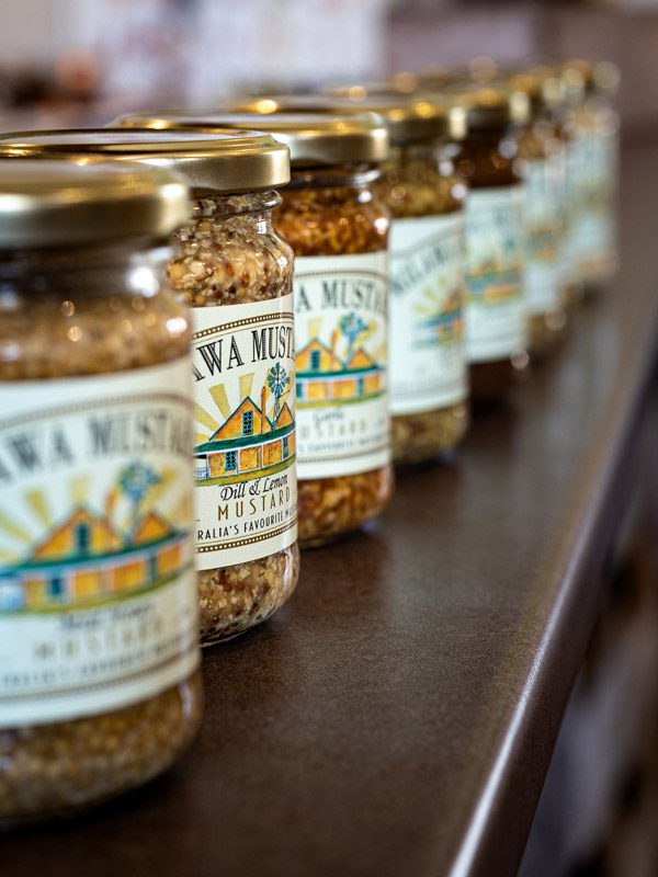 the Milawa Mustards products